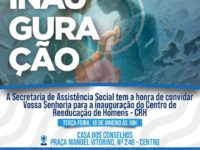 Prefeitura de Senhor do Bonfim lançará Projeto Rompendo Ciclo, que visa a implantação do Centro de Reeducação de Homem – CRH