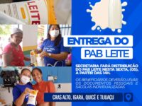 Prefeitura de Senhor do Bonfim fará distribuição do PAB Leite nesta sexta-feira, 05 de maio