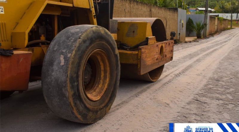 Prefeitura de Senhor do Bonfim autoriza obra de pavimentação asfáltica no distrito de Missão do Sahy