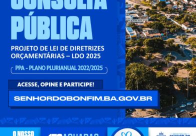 Participe da Consulta Pública Online para a elaboração da LDO 2025 em Senhor do Bonfim