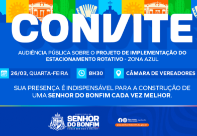 Prefeitura de Senhor do Bonfim realiza Audiência Pública sobre a implantação da Zona Azul