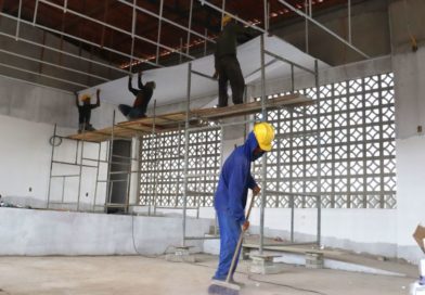 Prefeitura de Senhor do Bonfim avança nas obras do Centro de Convivência Educacional e Cultural de Igara