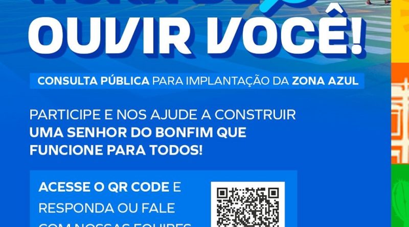 Zona Azul: Prefeitura de Senhor do Bonfim inicia consulta pública para ouvir a população