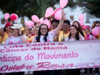 Caminhada pela Vida colore ruas de Senhor do Bonfim e reforça a importância da prevenção ao câncer de mama